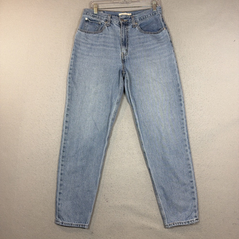 Levi's Women 80s Mom Jean High Rise Tapered Leg Jeans Blue Size 30